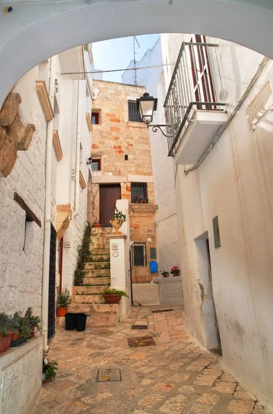 Gasse. Polignano eine Stute. Apulien. Italien. — Stockfoto