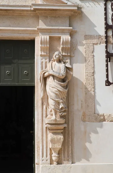 Kyrkan av eidhagen. Conversano. Puglia. Italien. — Stockfoto