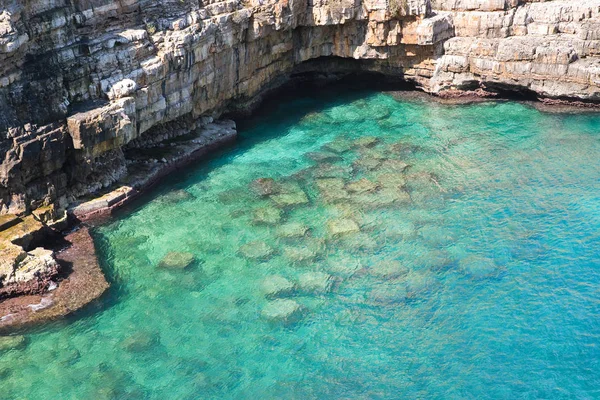 Panoramic view of Polignano. Puglia. Italy. — Stock Photo, Image