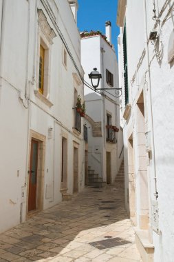alleyway. Locorotondo. Puglia. İtalya. 