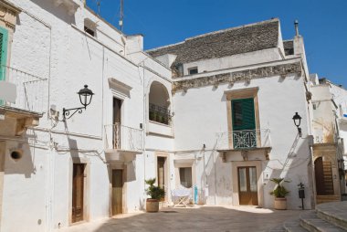 alleyway. Locorotondo. Puglia. İtalya. 