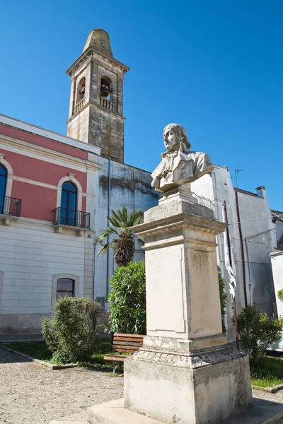 Kostel svatého chiara. noci. Puglia. Itálie. — Stock fotografie