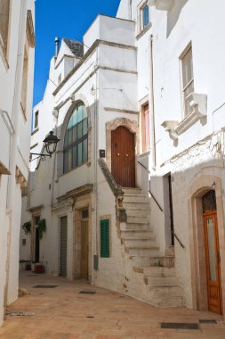alleyway. Locorotondo. Puglia. İtalya. 