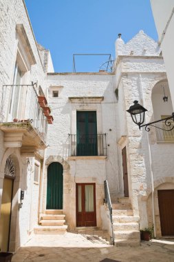 alleyway. Locorotondo. Puglia. İtalya. 