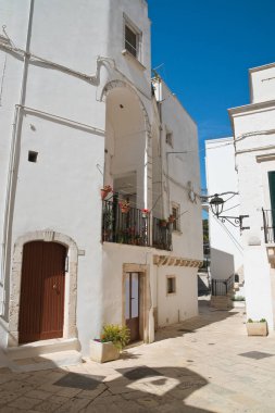 alleyway. Locorotondo. Puglia. İtalya. 