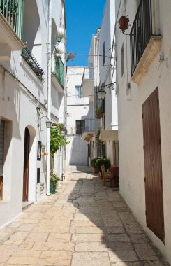 alleyway. Cisternino. Puglia. İtalya. 