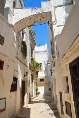 alleyway. Cisternino. Puglia. İtalya. 
