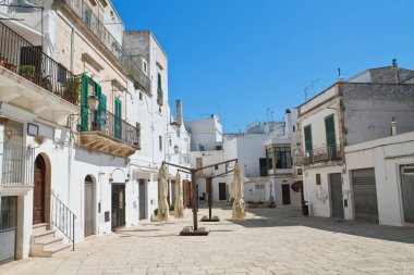 alleyway. Cisternino. Puglia. İtalya. 