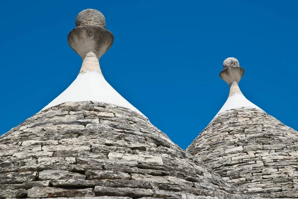 Casas Trulli. Alberobello. Puglia. Itália . — Fotografia de Stock