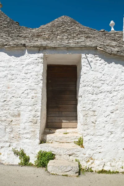 Casas Trulli. Alberobello. Puglia. Itália . — Fotografia de Stock