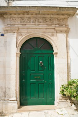 Tarihi saray. Martina Franca. Puglia. İtalya. 
