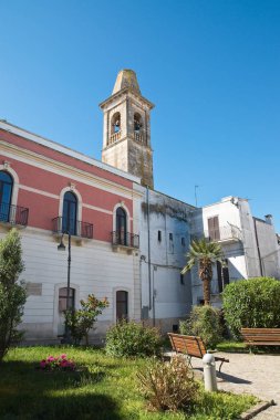 st. chiara Kilisesi. Noci. Puglia. İtalya. 