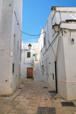 alleyway. Cisternino. Puglia. İtalya. 