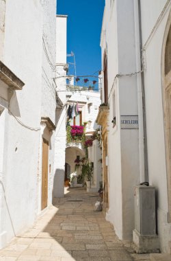alleyway. Cisternino. Puglia. İtalya. 