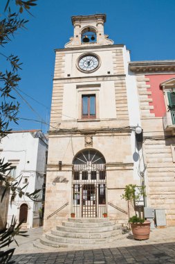 Saat Kulesi. Putignano. Puglia. İtalya. 