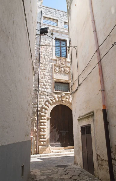 Steegje. Putignano. Puglia. Italië. — Stockfoto