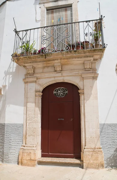 Palácio histórico. Martina Franca. Puglia. Itália . — Fotografia de Stock