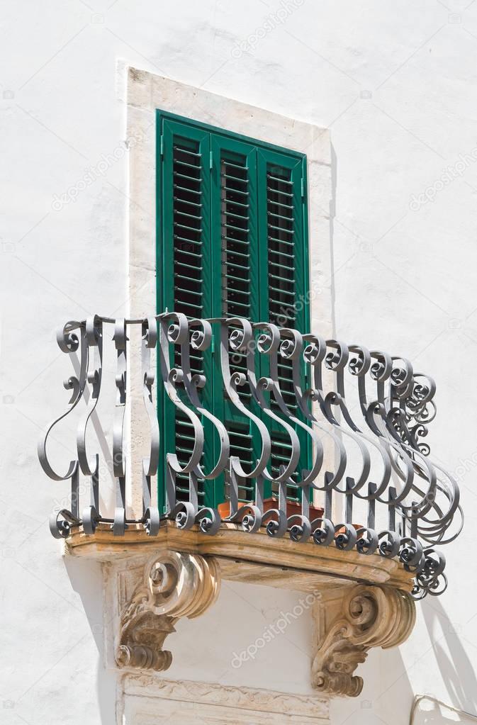 Historical palace. Martina Franca. Puglia. Italy. 