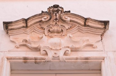 Tarihi saray. Martina Franca. Puglia. İtalya. 