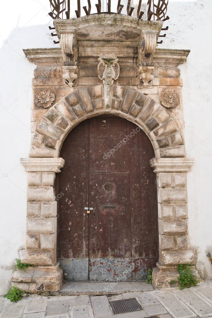 Historical palace. Martina Franca. Puglia. Italy. 