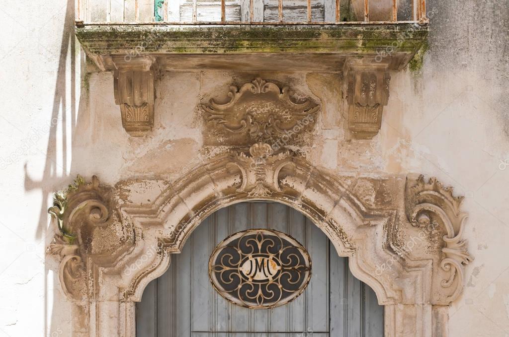 Historical palace. Martina Franca. Puglia. Italy. 