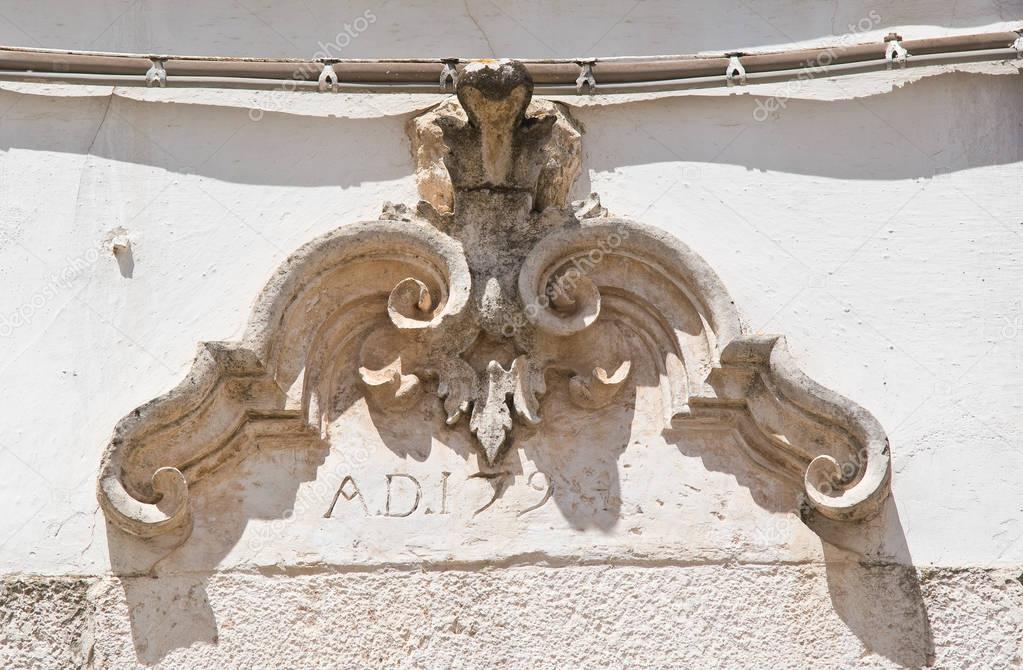 Historical palace. Martina Franca. Puglia. Italy. 