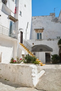 Le Marangi avlu evi. Martina Franca. Puglia. İtalya. 