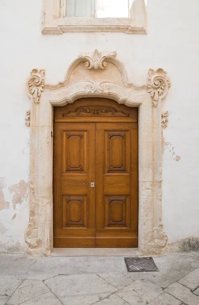 历史宫殿。玛蒂娜 · 弗兰卡Puglia 。意大利. — 图库照片