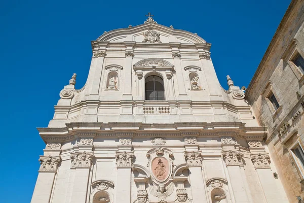 Kościoła Carmine. Martina franca. Puglia. Włochy. — Zdjęcie stockowe