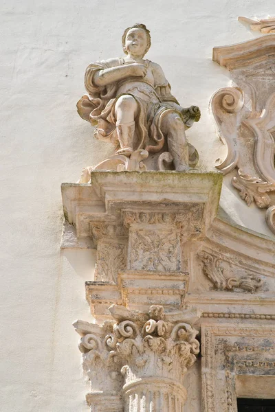 Církev čistoty. Martina Franca. Puglia. Itálie. — Stock fotografie