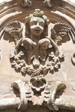 Tarihi saray. Martina Franca. Puglia. İtalya. 