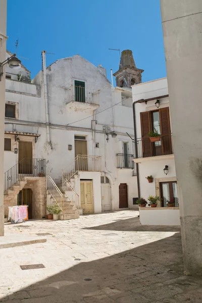 Gasse. Noci. Apulien. Italien. — Stockfoto