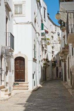 alleyway. Putignano. Puglia. İtalya. 