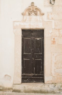 Tarihi saray. Martina Franca. Puglia. İtalya. 