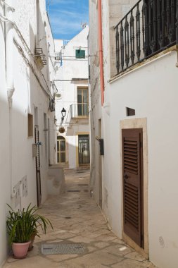 alleyway. Locorotondo. Puglia. İtalya. 