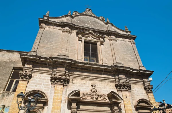 Kościół st. benedetto. Massafra. Puglia. Włochy. — Zdjęcie stockowe