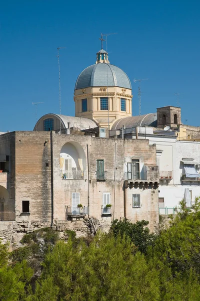 Panoramiczny widok na Massafrę. Puglia. Włochy. — Zdjęcie stockowe