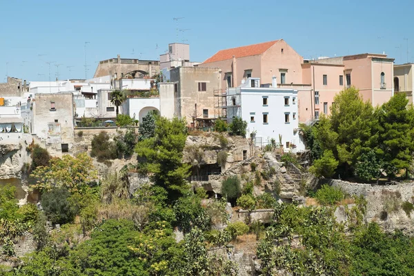 Vista panoramica di Massafra. Puglia. Italia . — Foto Stock