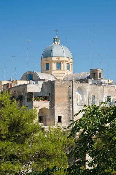 Panoramautsikt över Massafra. Apulien. Italien. — Stockfoto