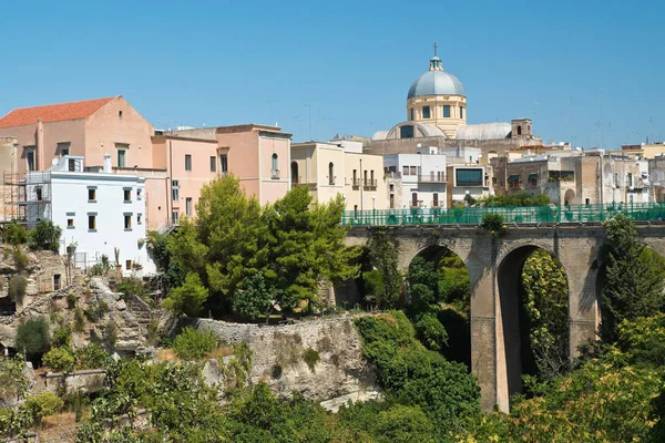 Panoramiczny widok na Massafrę. Puglia. Włochy. — Zdjęcie stockowe