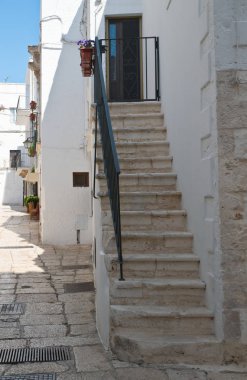alleyway. Cisternino. Puglia. İtalya. 