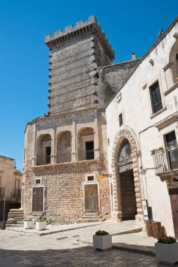 Ducal castle. Ceglie messapica. Puglia. İtalya. 