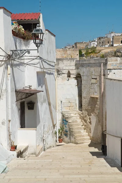 Vicolo. Massafra. Puglia. Italia . — Foto Stock