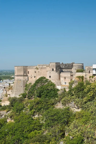 Panoramautsikt över Massafra. Apulien. Italien. — Stockfoto