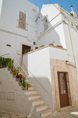 alleyway. Locorotondo. Puglia. İtalya. 