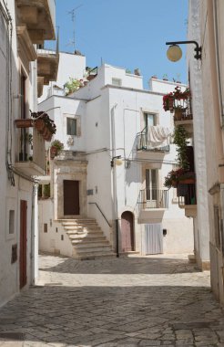 alleyway. Putignano. Puglia. İtalya. 