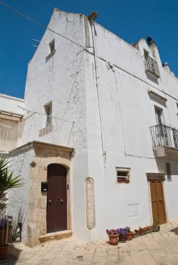 alleyway. Locorotondo. Puglia. İtalya. 