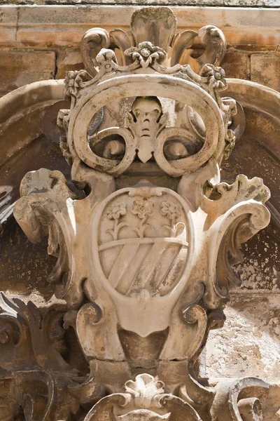 Tarihi saray. Martina Franca. Puglia. İtalya. 