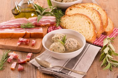 Canederli makarna pastırma ile. 