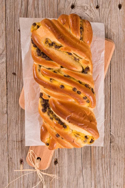 Brioche Chocolate Chips — Stock Photo, Image